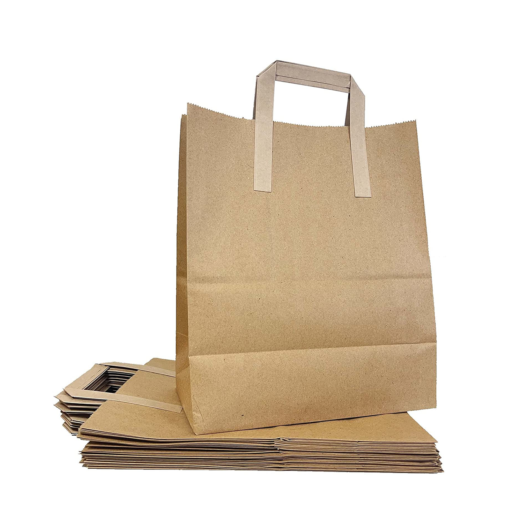 Bag With External Flat Handle
