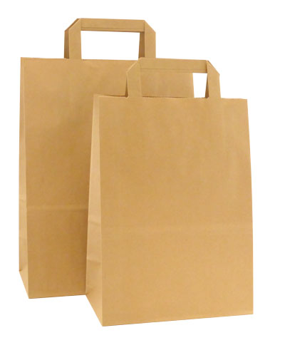 Bag With Internal Flat Handle